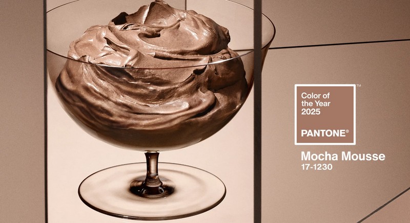 Mocha Mousse цвет 2025 года Pantone